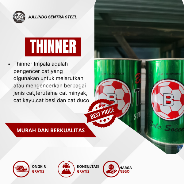 

Thinner Bola Soccer - Pengencer Cat Minyak Besi Kayu Berkualitas Terbaik Best Price