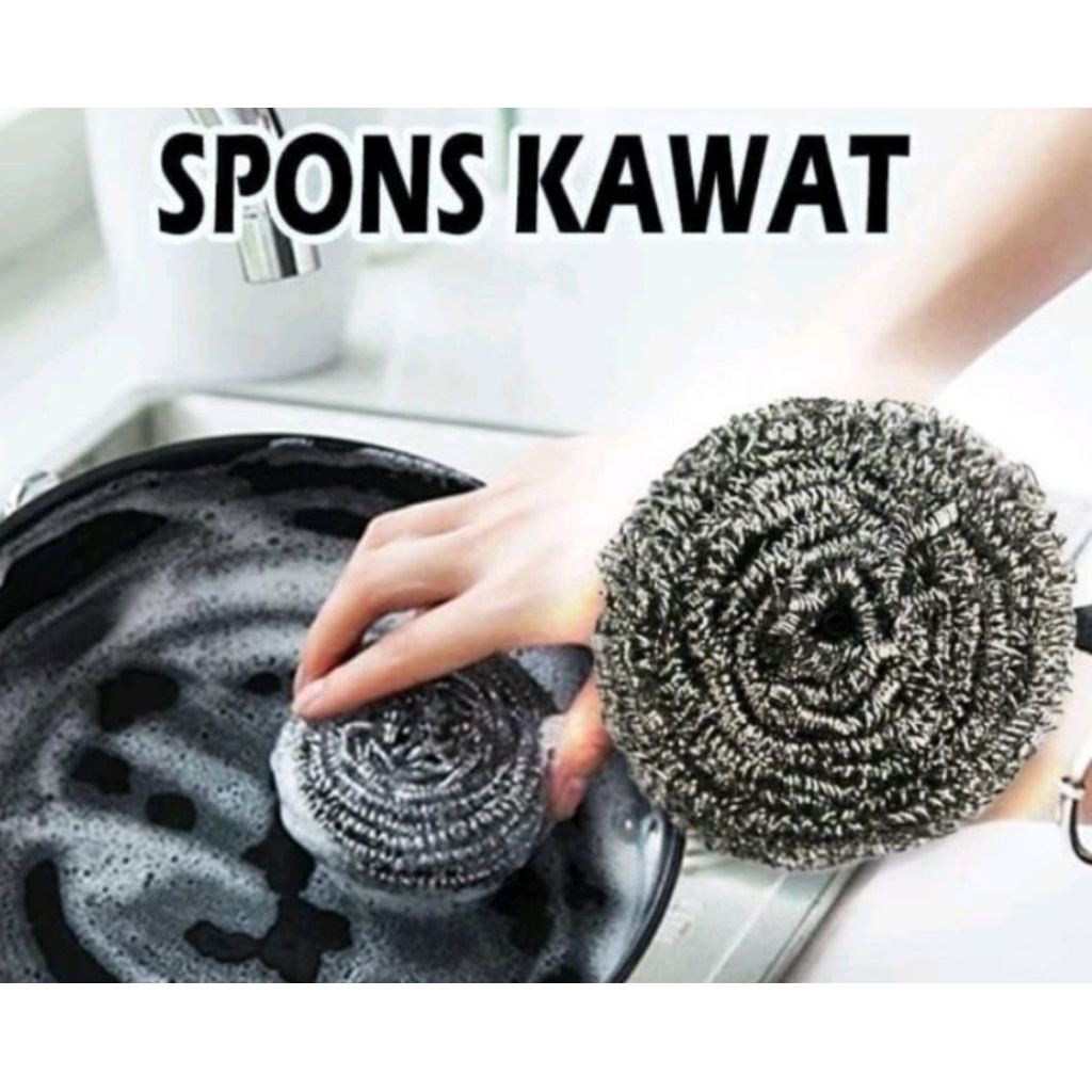 SPONS KAWAT STAINLESS / SABUT KAWAT CUCI PIRING / SABUT KAWAT / SABUT CUCI PIRING