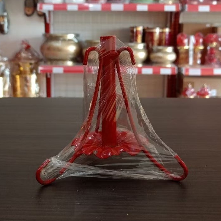 [TL] Tempat Lilin 3 Kaki Merah/Tempat Lilin Sembahyang 3 Kaki Merah