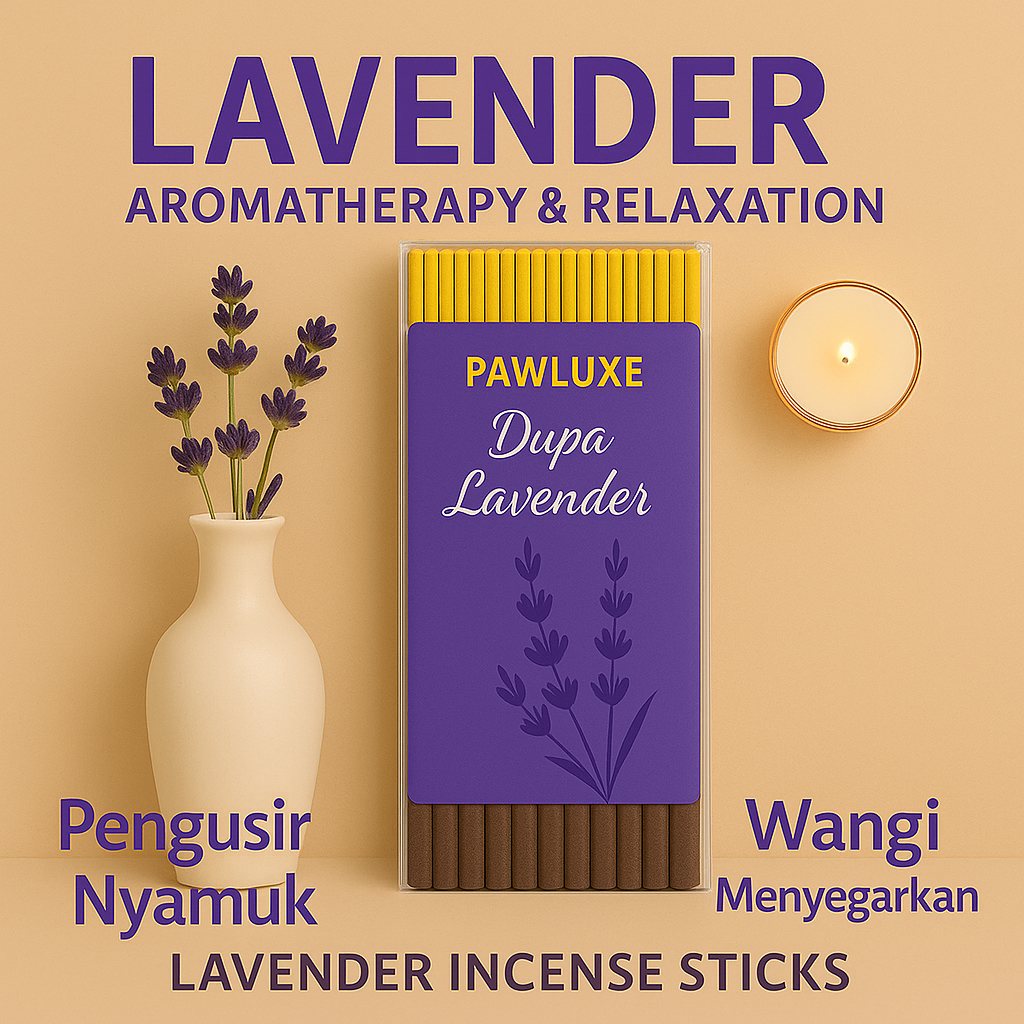 Lukchup_20 Dupa Lavender Pengusir Nyamuk / Dupa Premium Aroma Lavender / Dupa Pengharum Ruangan