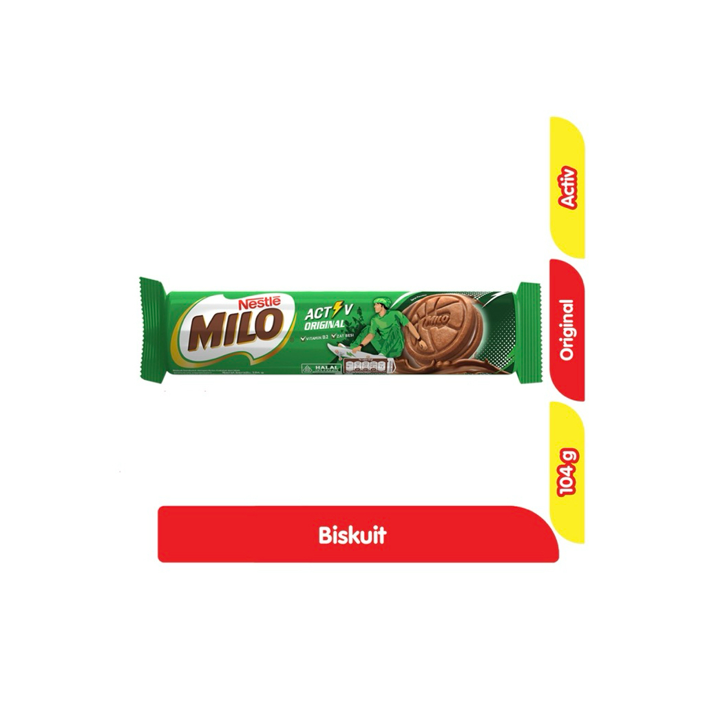 

MILO ACTIV BISKUIT RASA ORIGINAL 104 gram