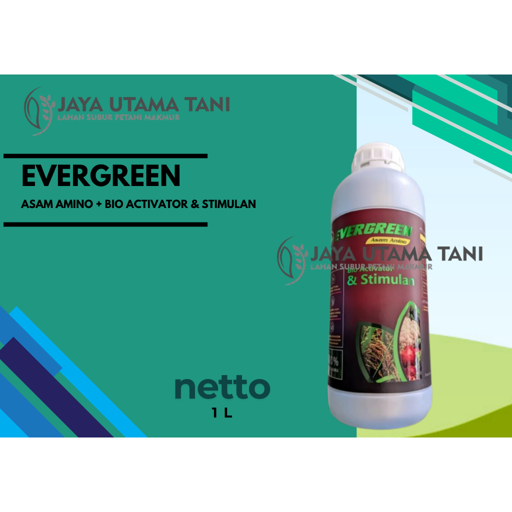 EVERGREEN Asam Amino - 1 Liter / Nutrisi Protein Tanaman, Meningkatkan Pertumbuhan dan Hasil Panen /
