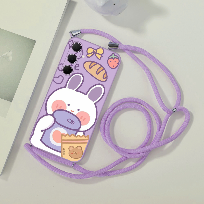 Softcase Tali Lanyard Camera Protect | CT10 | for Oppo A1k A17/A17k A16/A54s RENO7/RENO8 OPP A58 4G 