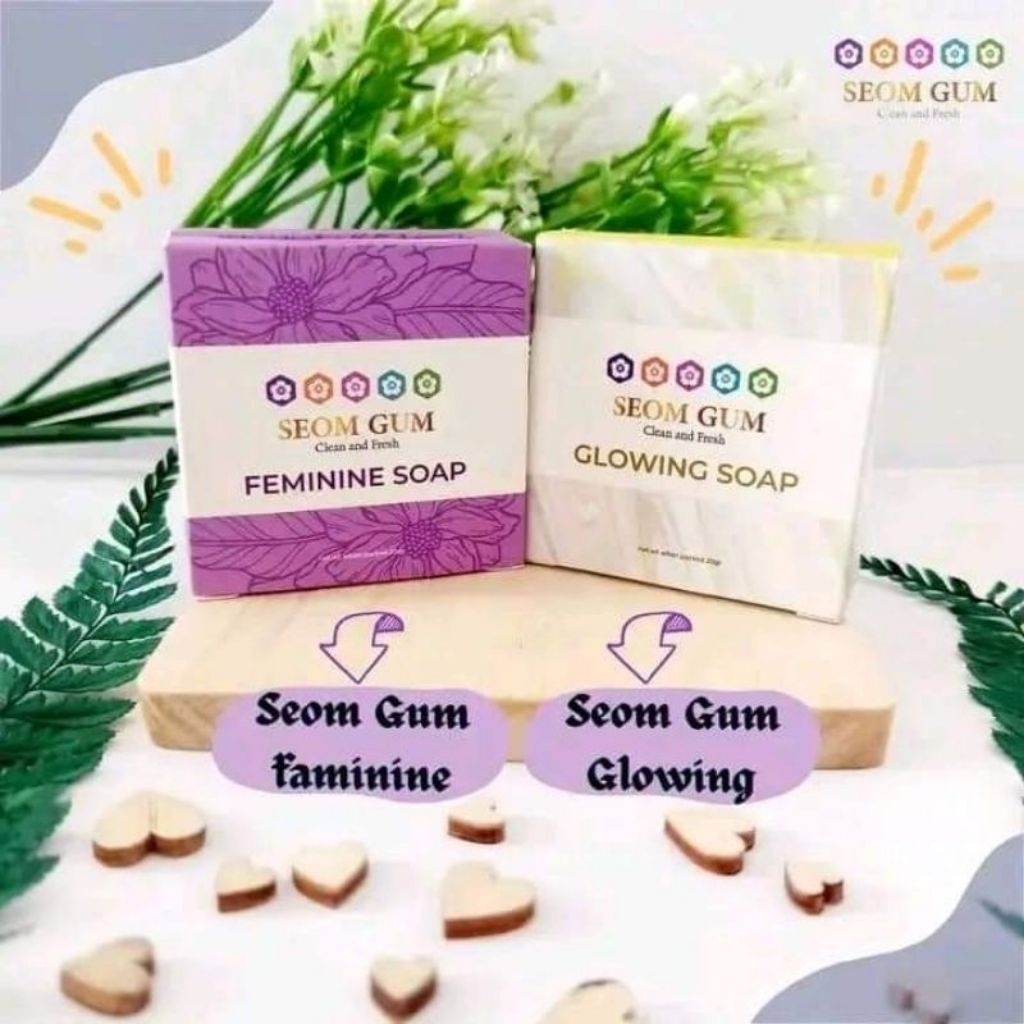 SabunSeom gum  Sabun Multifungsi | Seom gum glowing soap | Seom gum feminine soap bpom