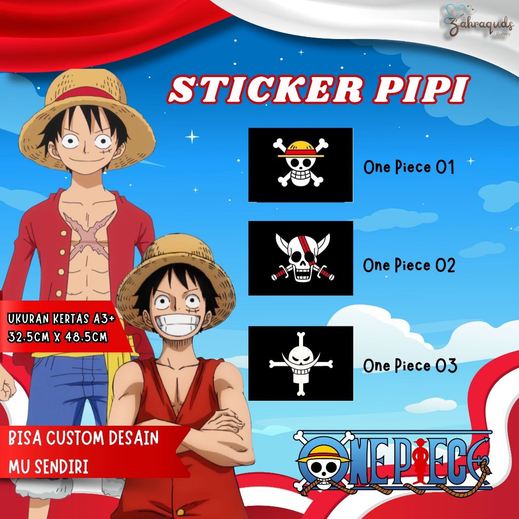 

Stiker Pipi One Piece Cutting Isi 114pcs