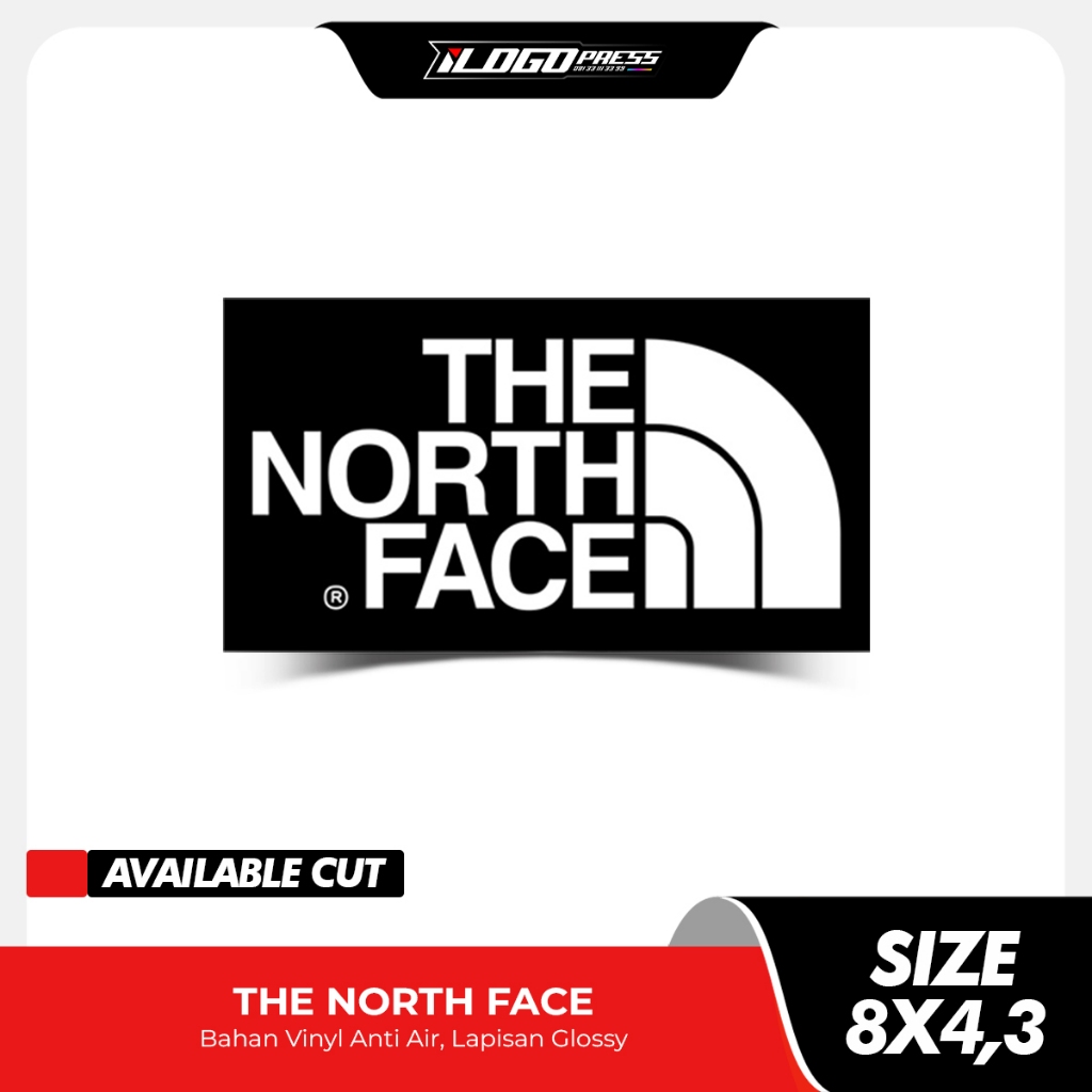 

THE NORTH FACE - Stiker Distro Clothing Brand Bahan Vinyl Premium Anti Air Glossy