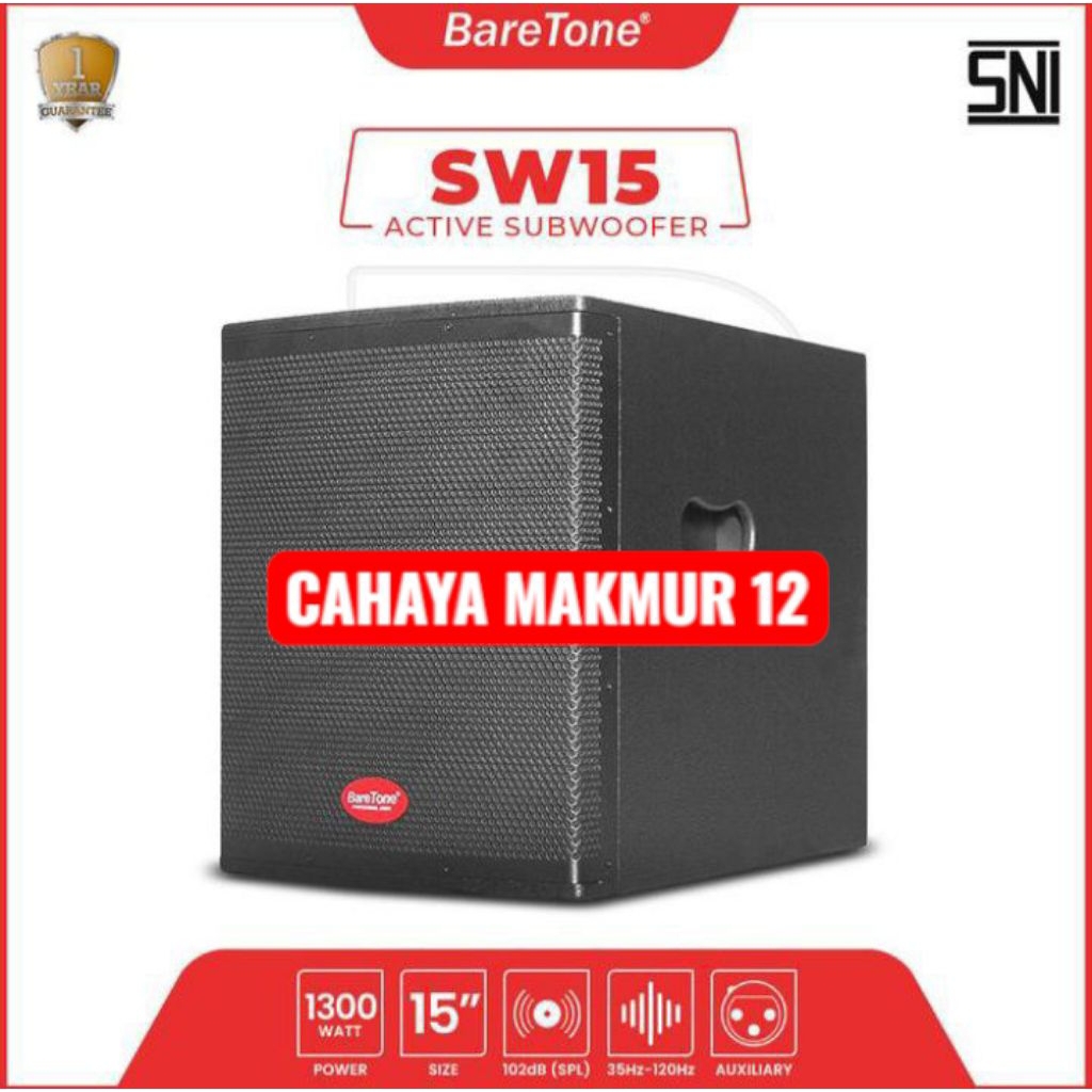BARETONE SW15 SUBWOOFER AKTIF 15 INCH