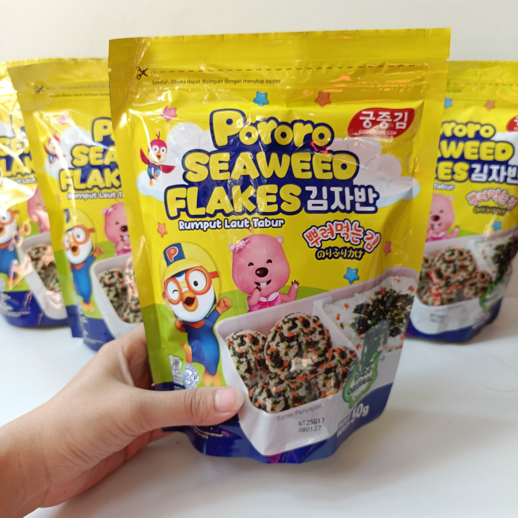 

NEW NORI PORORO FLAKES SEAWEED ( RUMPUT LAUT TABUR KERING )