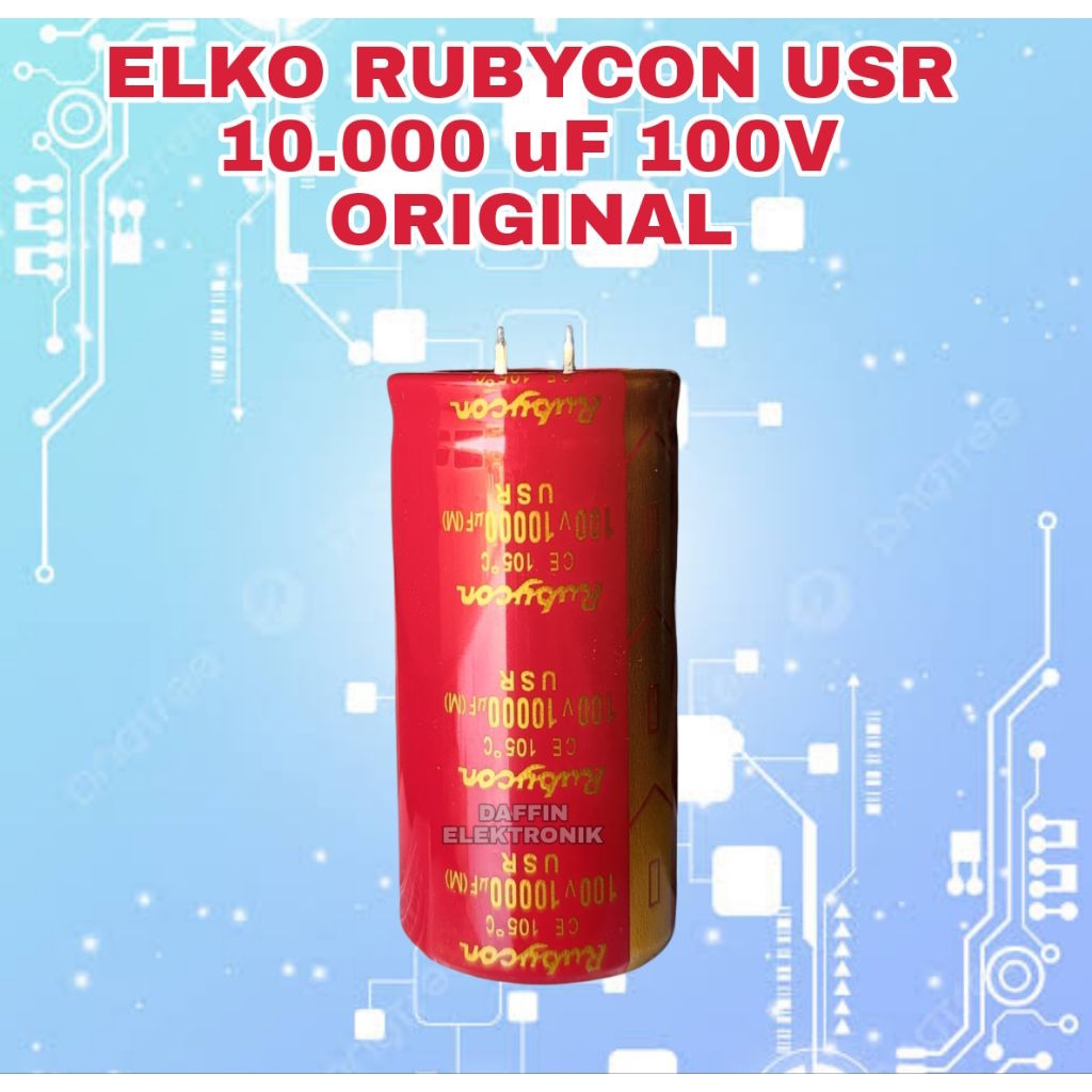 ELKO RUBYCON USR 10000 UF 100 V ORIGINAL| ELKO RUBYCON 10000 UF 80 V | ELKO RUBYCON USR 10000 UF 50 