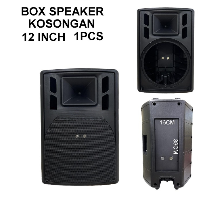 Box Speaker 12inch bahan FIBER Model Huper Box Kosongan 12in