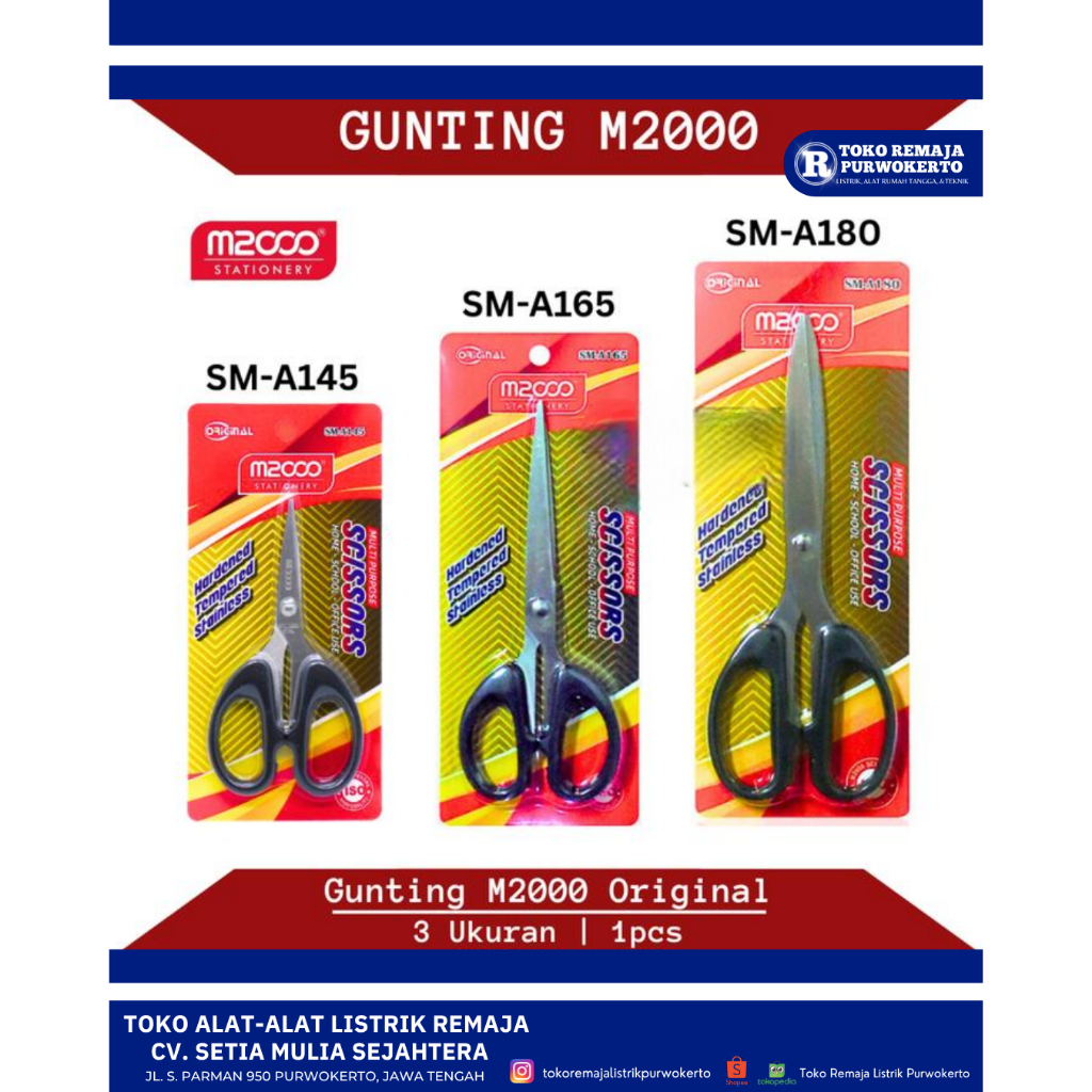 

Gunting M2000 SM - A145 | SM - A165 | SM - A180
