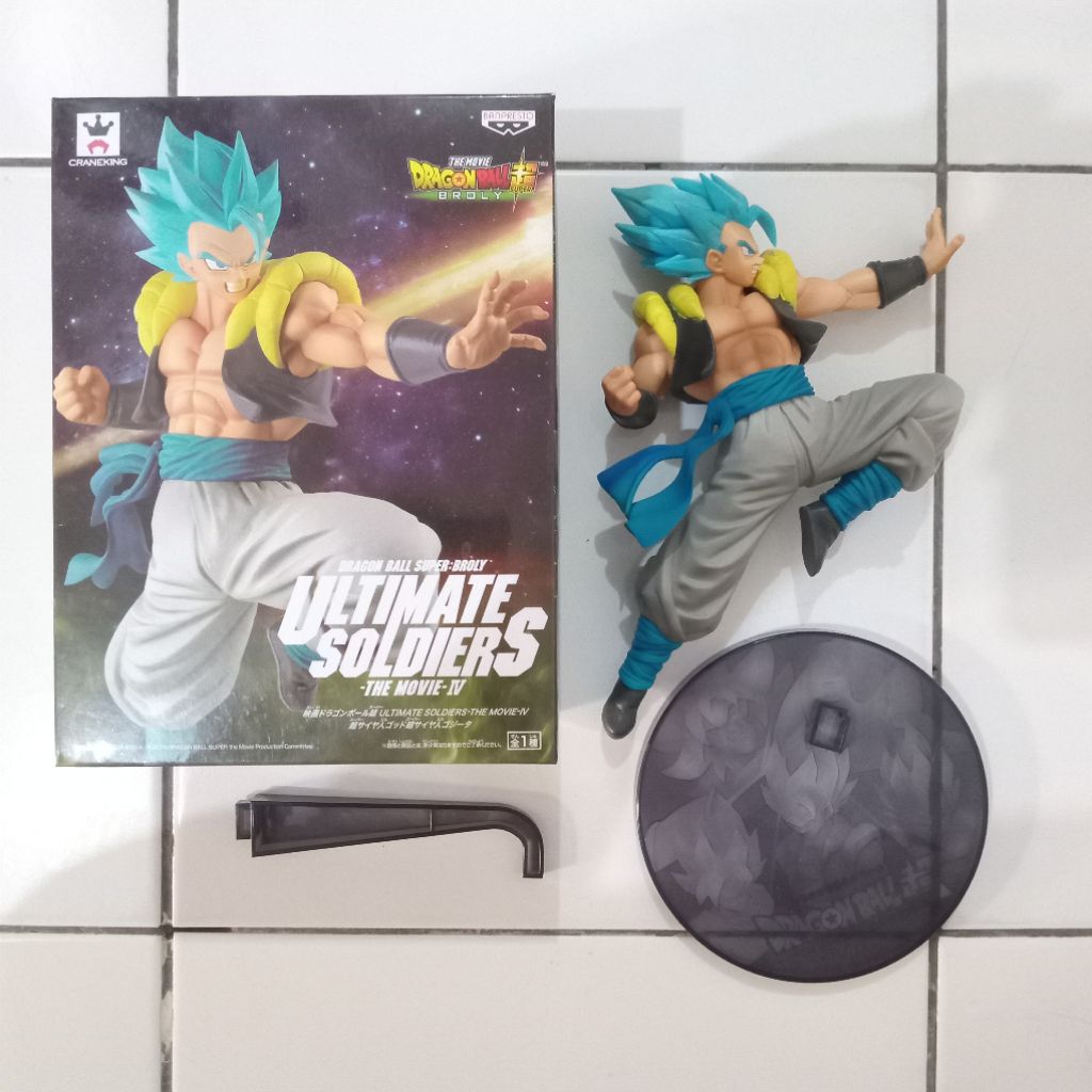 banpresto dragonball ultimate soldiers super saiyan blue gogeta