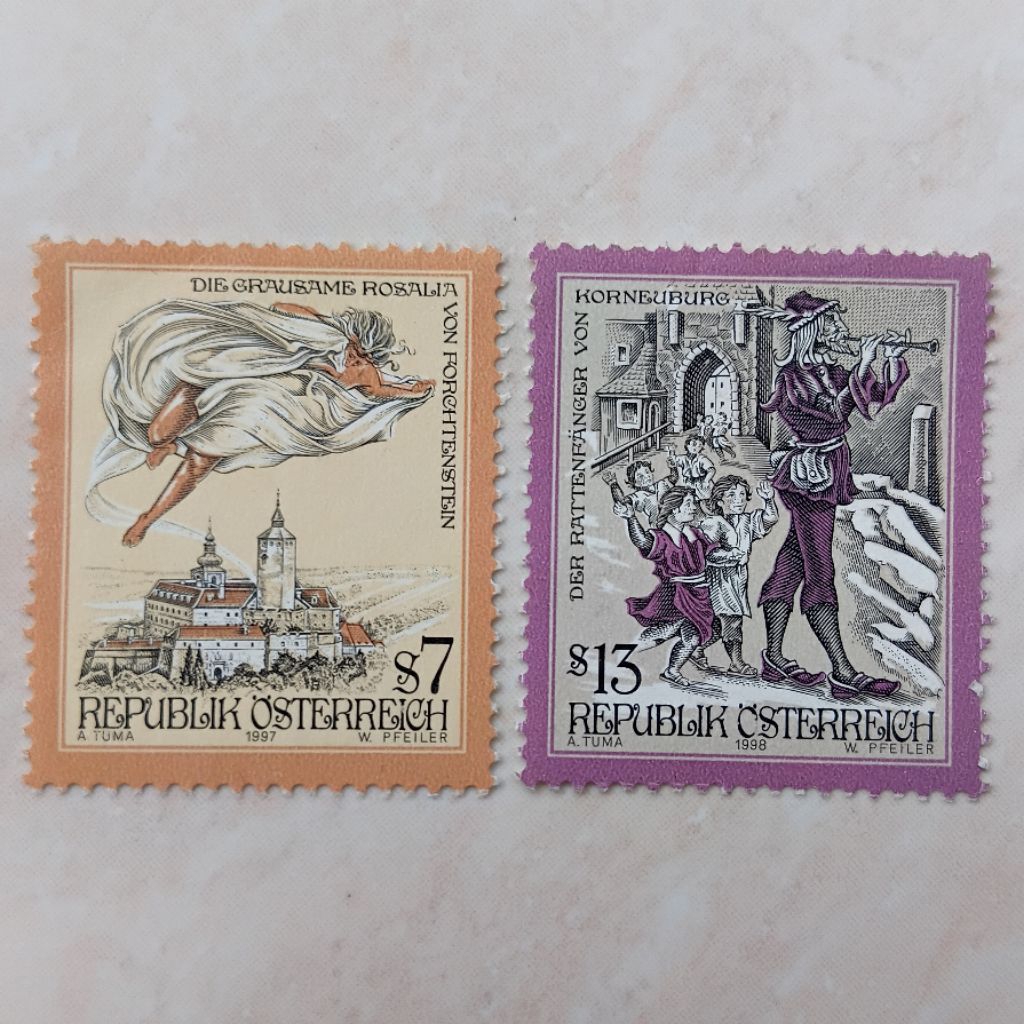 

Perangko Prangko Jadul Austria Osterreich Seri Sages and Legends 1997-1998 - YN2678