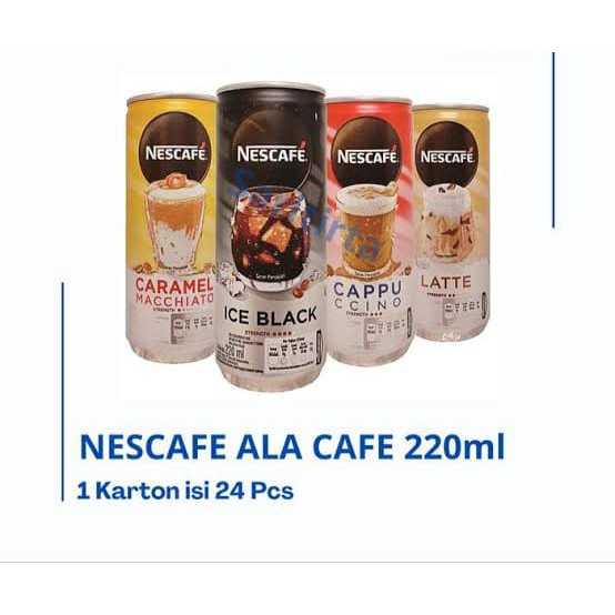 

Nescafe Ala Cafe 220ml Murah kopi kaleng