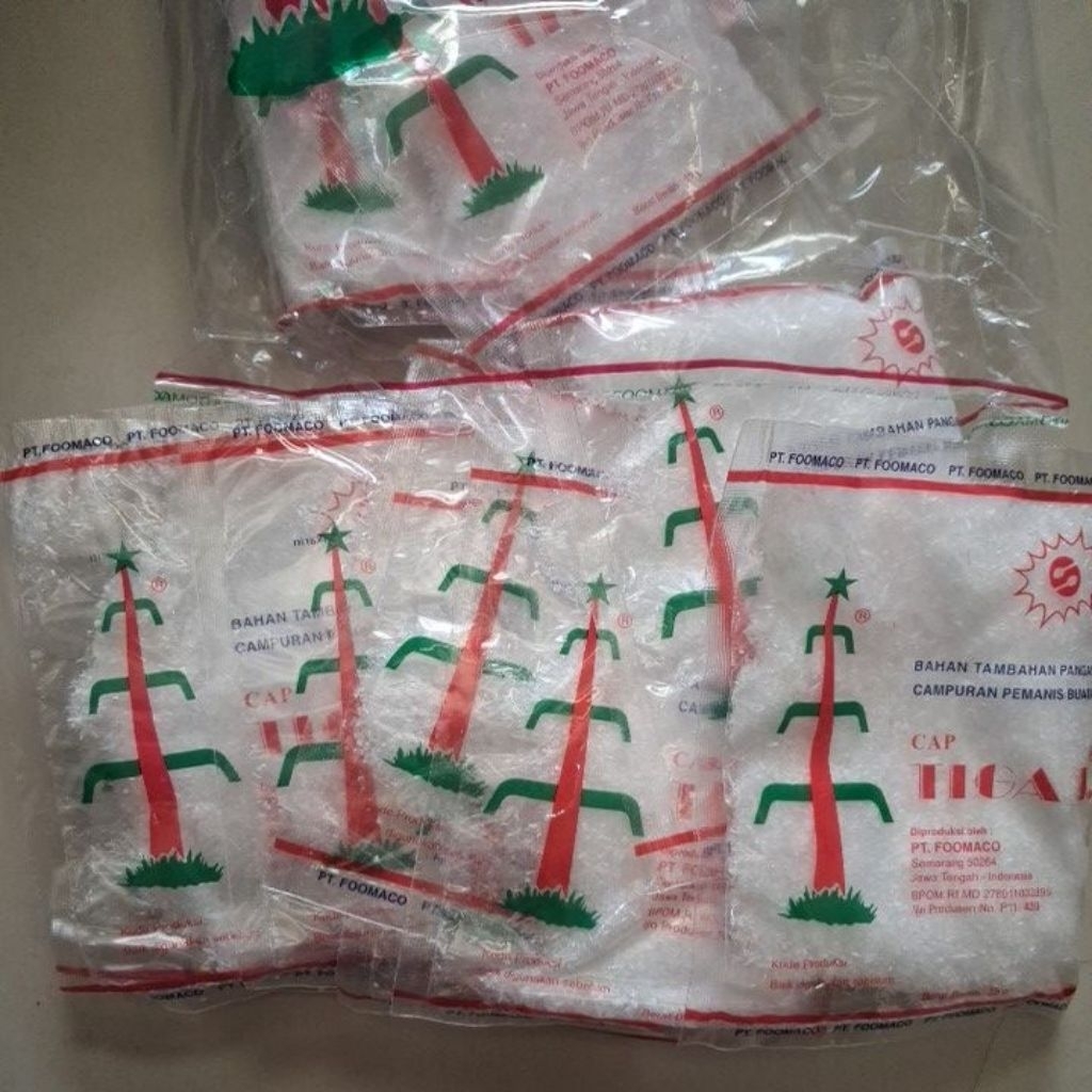 

Pemanis buatan 3 (TIGA T)PAKET isi 10 PCS