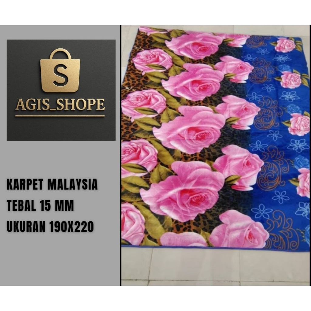 PROMO KARPET MALAYSIA 190X220 TEBAL 15MM