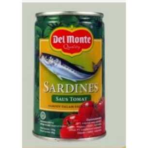

Del Monte Sardines Saus Tomat 155gr Sarden Dalam Saus Tomat / Sarden Delmonte Saus Tomat