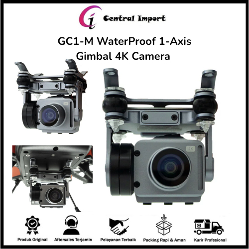 GC1-M WaterProof 1-Axis Gimbal 4K Camera for Fisherman MAX(FD2)/FD3 Advanced Drone - Axis Gimbal 4K 