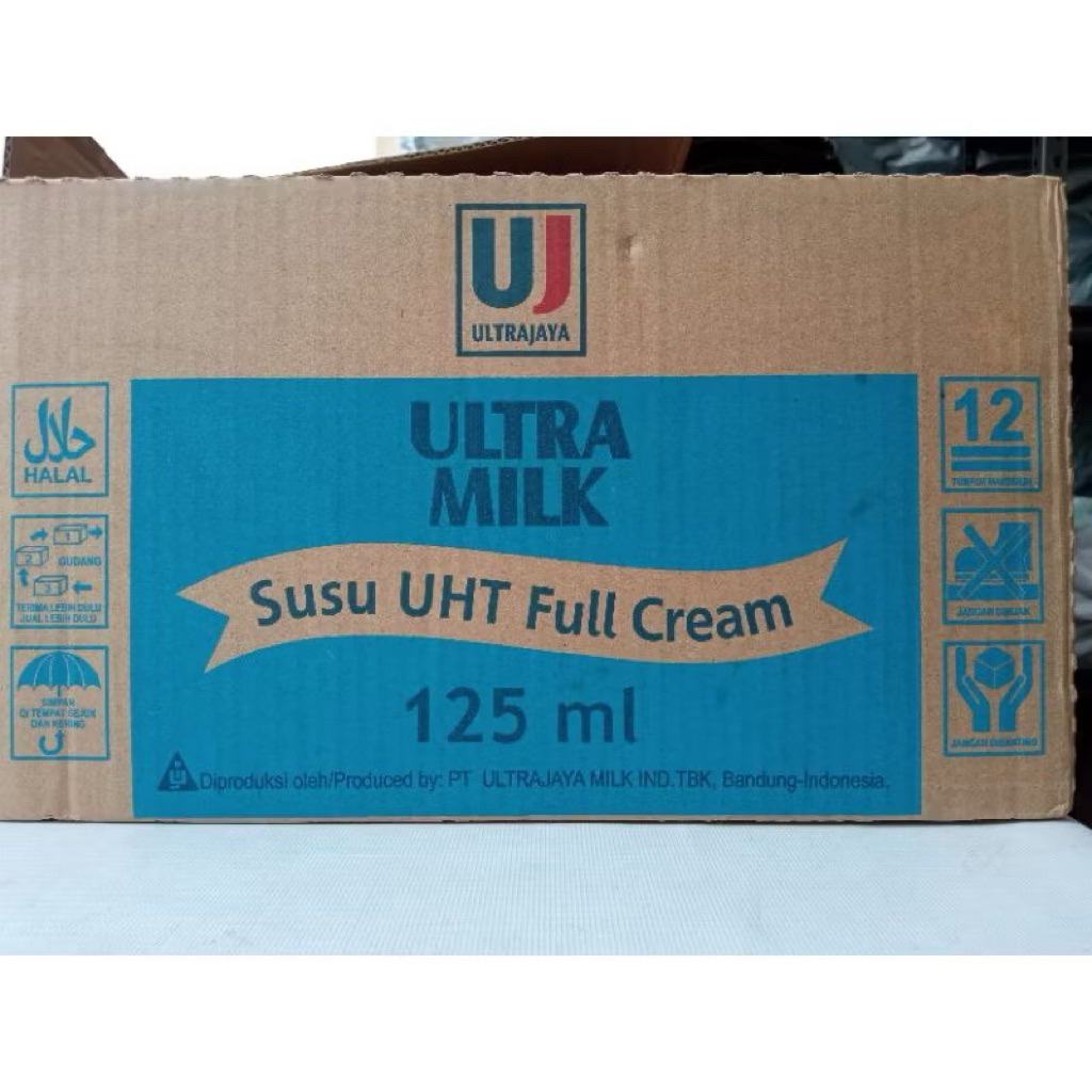 

SUSU ULTRA MILK UHT 125ml 1 DUS ISI 40PCS / RASA FULL CREAM