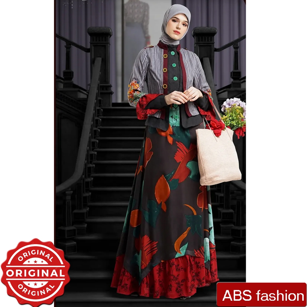 Gamis Tuneeca Marjorie Joy, gamis blazer yang memadukan unsur modern & klasik, Tuneeca T-1124007