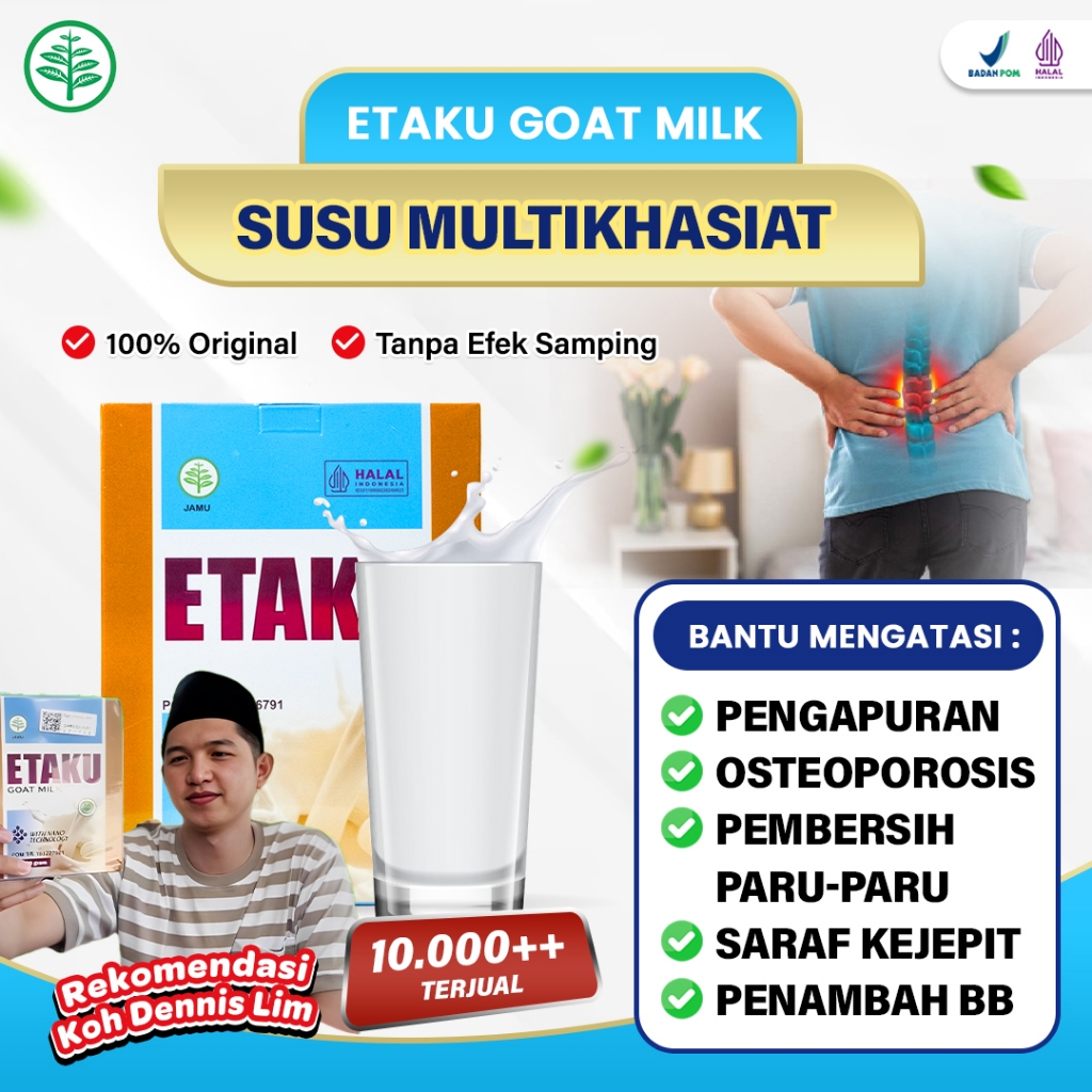 

Susu etawaku untuk paru paru - Obat paru paru basah - susu kambing walatra etaku - susu etaku asli original - etaku goat milk - susu kambing etawa asli - susu kambing etaku - goat milk susu kambing - susu etawa platinum original