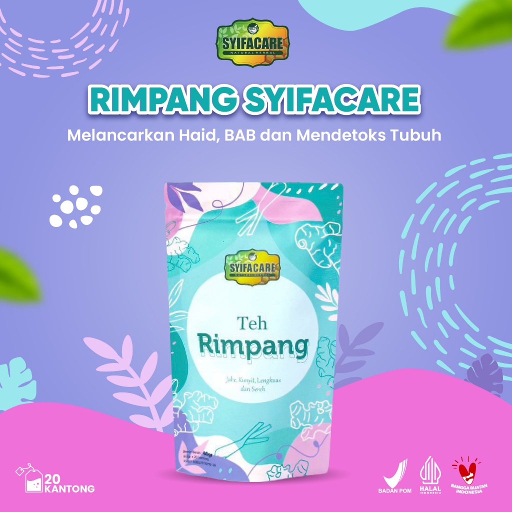 

Rimpang Syifacare Teh Celup Rempah Alami Membantu Melancarkan Haid Menurunkan Berat Badan Halal BPOM
