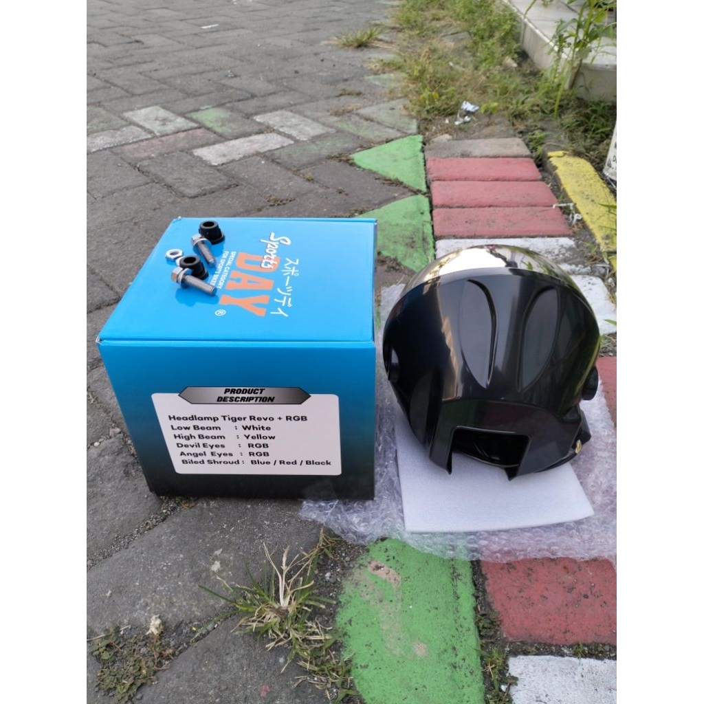 LAMPU DAYMAKER PROJIE BILED LED SET BATOK LAMPU TIGER REVO TIREV LAMPU TIGER BARONG RGB