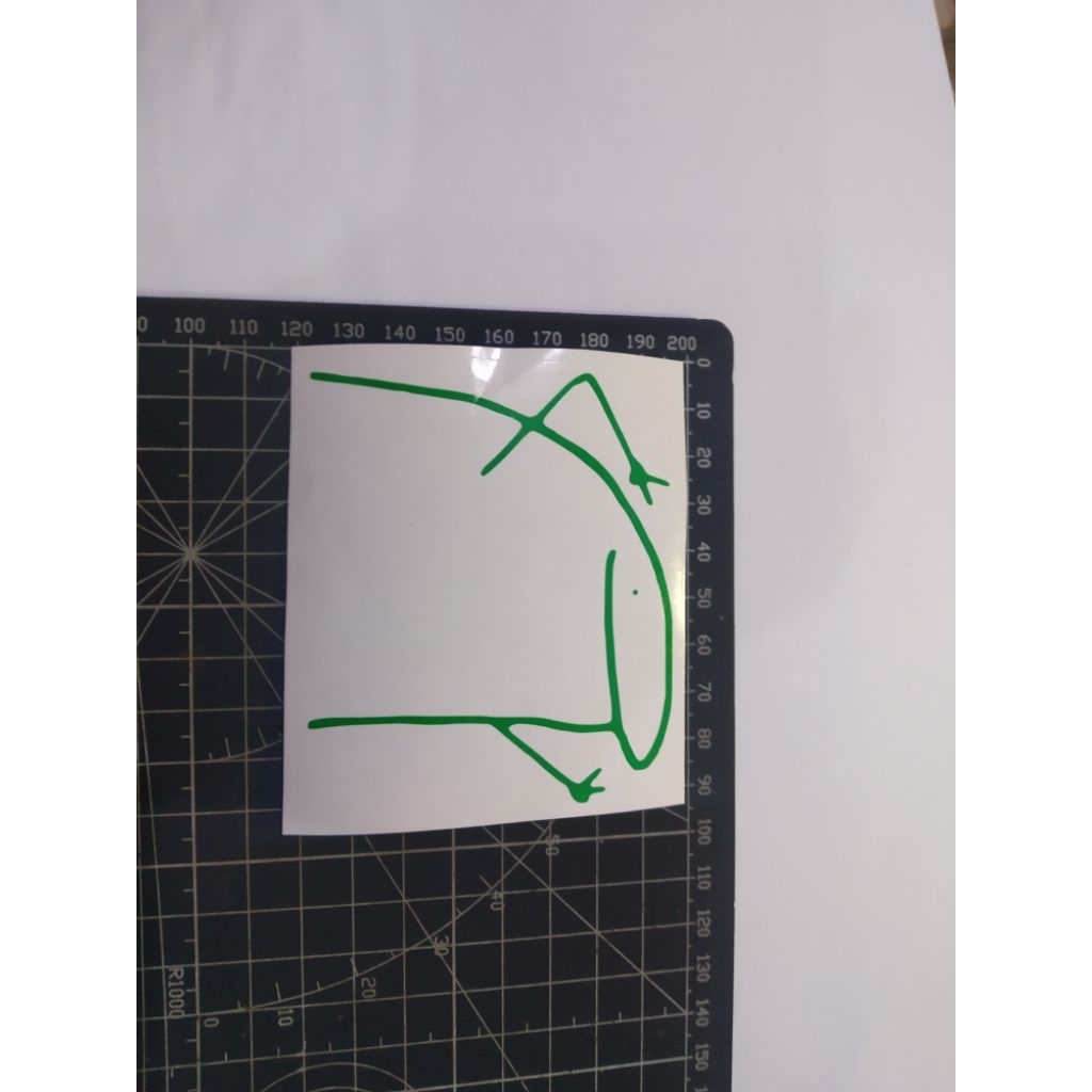 

stiker cutting flork meme