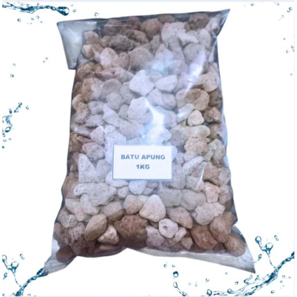 BATU APUNG 1KG MEDIA FILTER AQUARIUM KOLAM