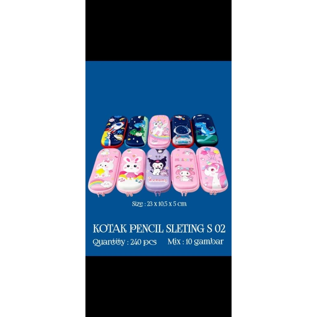 

tempat pensil/sleting/kekinian/viral/murah