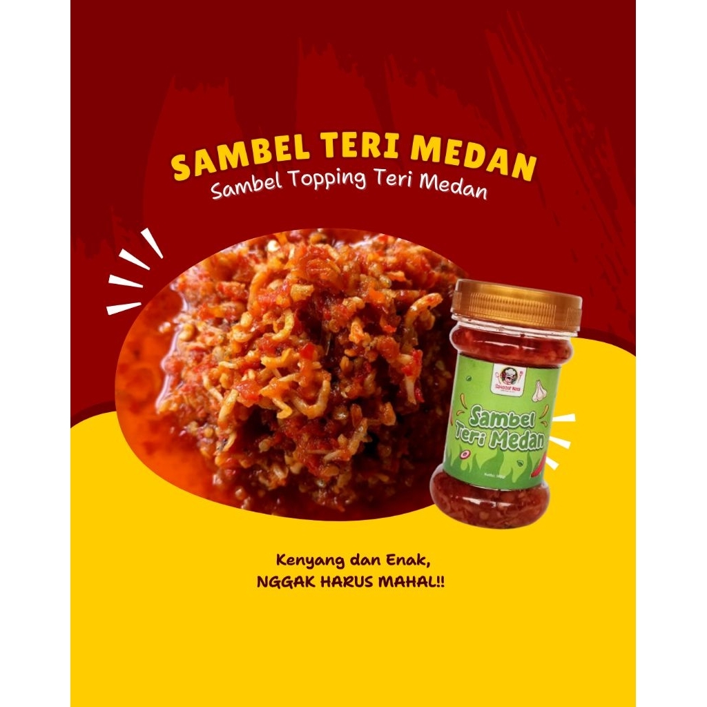 

Sambel Teri Medan (180gr)
