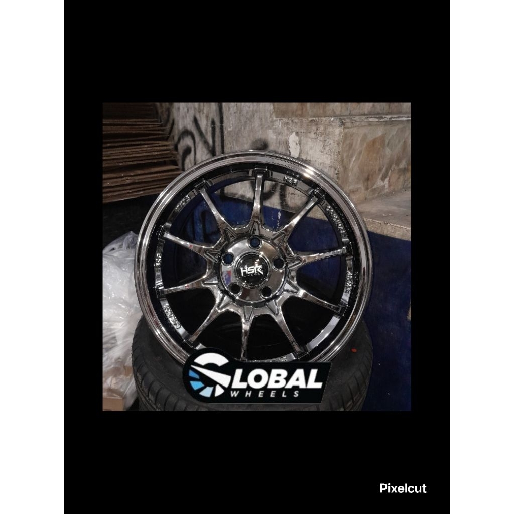 Velg Mobil Black Chrome Innova Rush ring 17 5x114 SRD
