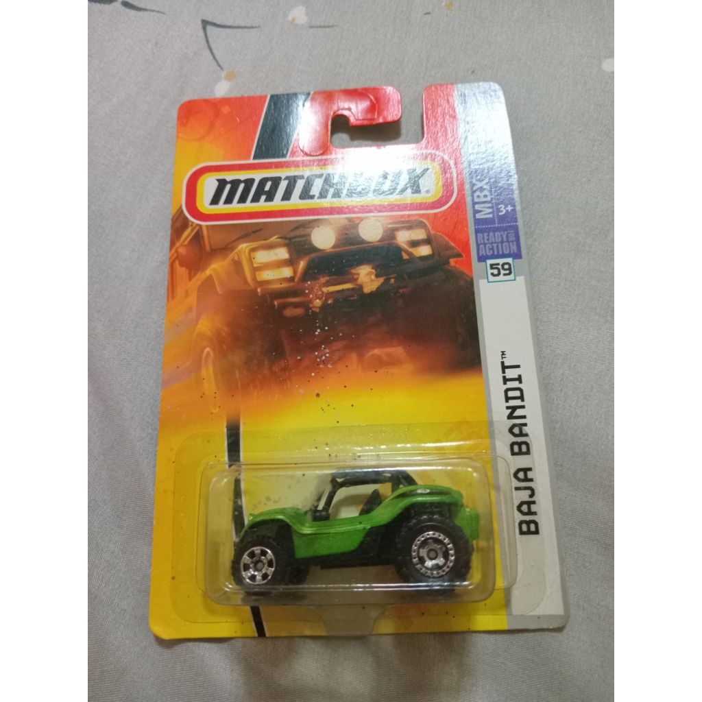 matchbox baja bandit green