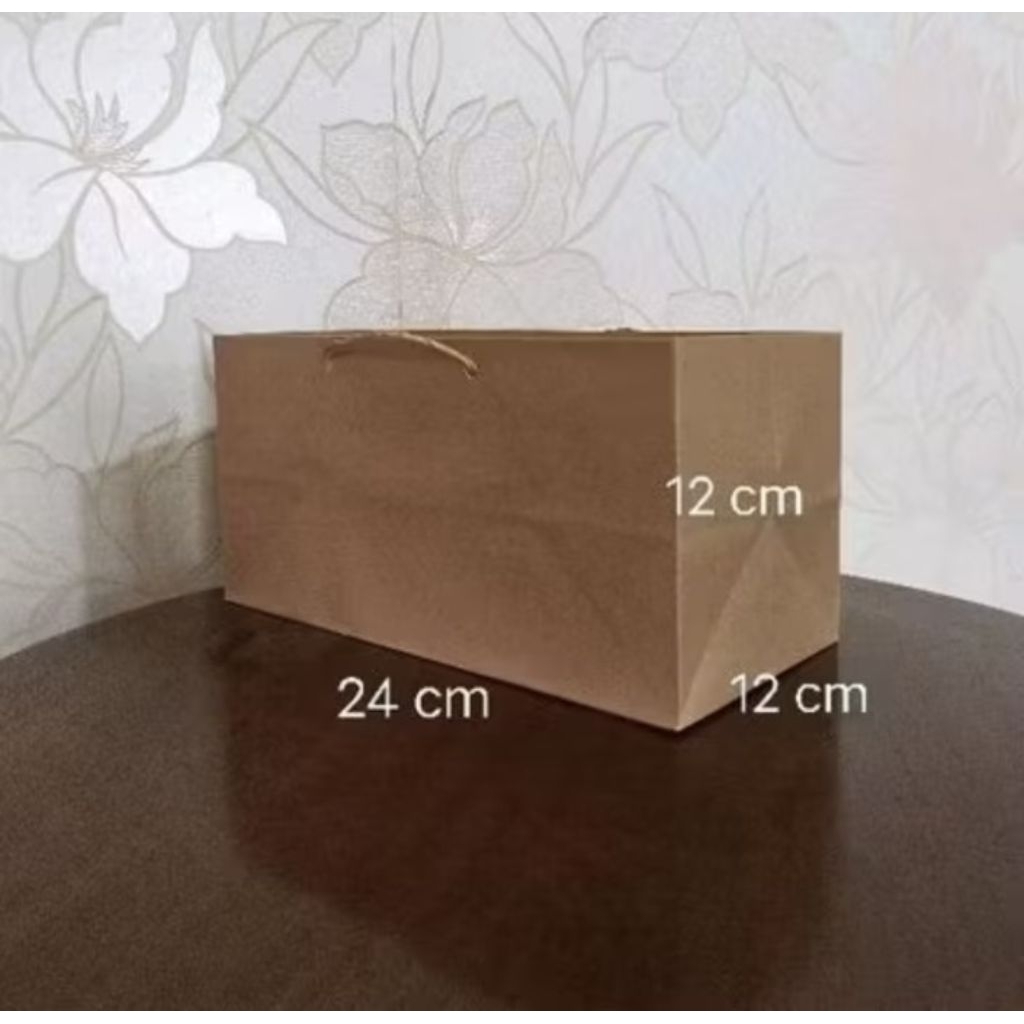 

paperbag brownies 24 x 12 x 12 cm tas kado tas souvenir