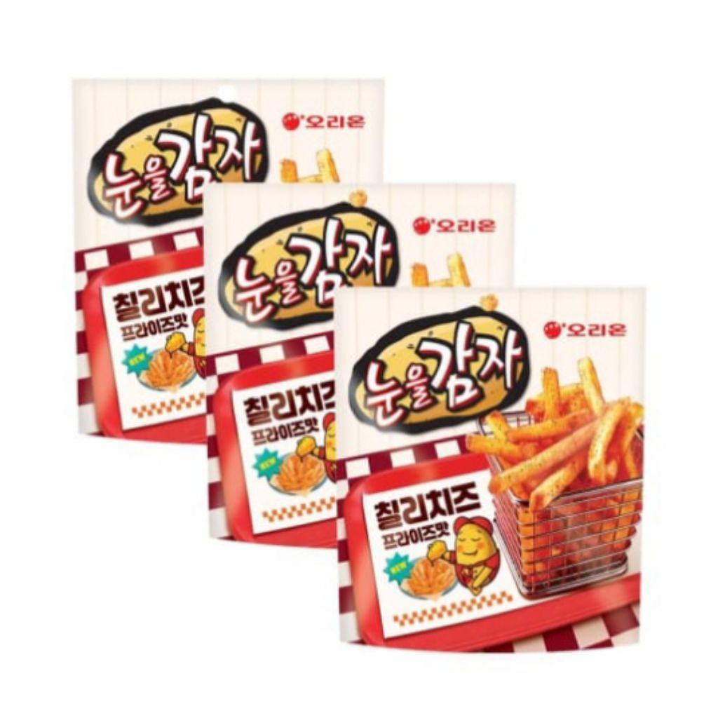 

(PO KOREA) ORION CLOSE YOUR EYES CHILI CHEESE FRIES FLAVOR SET 3 (ISI 96GR)