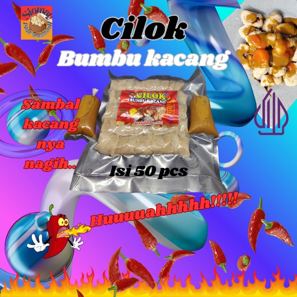

Cilok bumbu kacang (isi 50 pcs)
