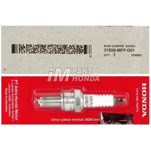 Busi Denso U24EPR9 Beat Scoopy Spacy Karbu