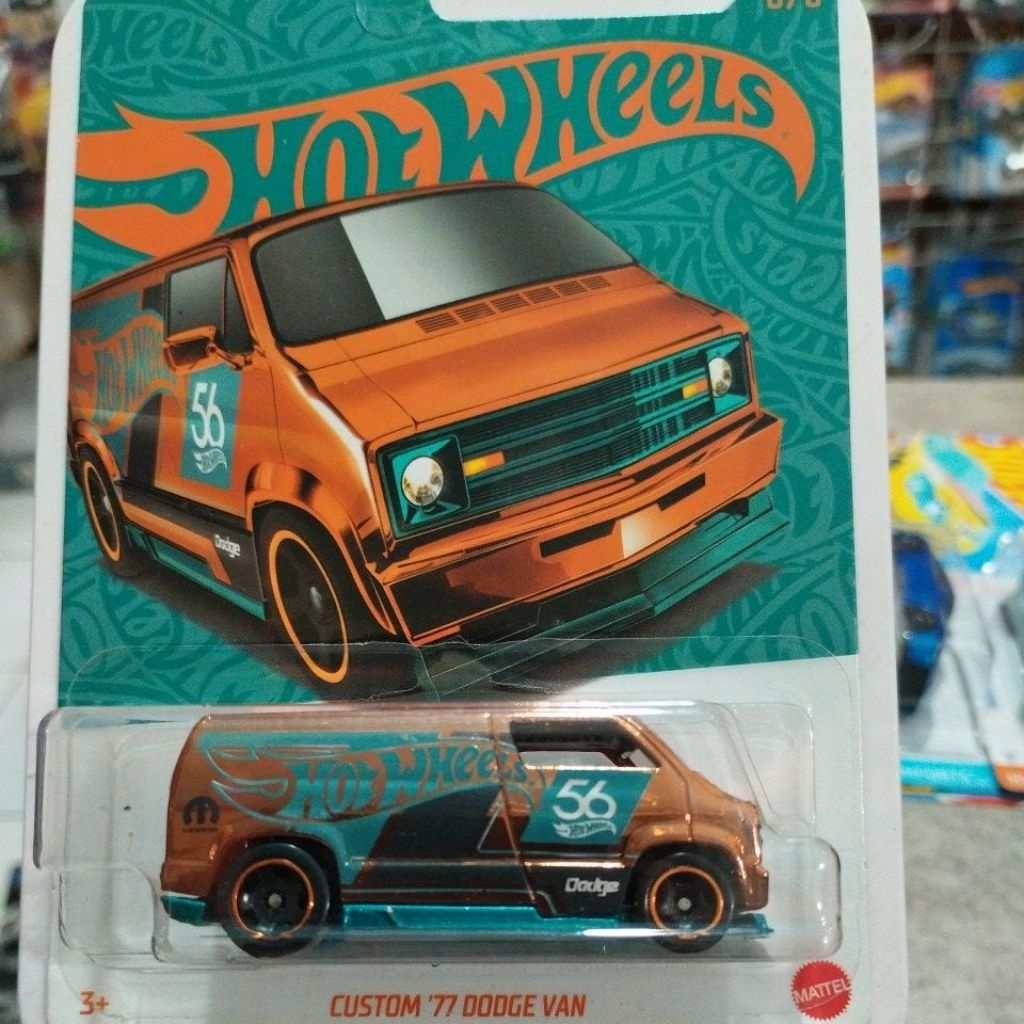 hotwheels CUSTOM '77 DODGE VAN