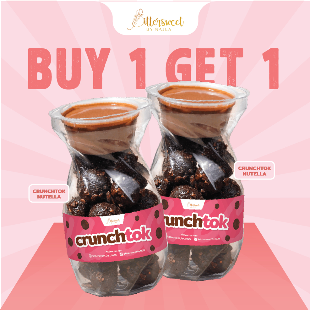 

( BUY 1 GET 1 ) Crunchtok Hazelnut [ Best Deal ]