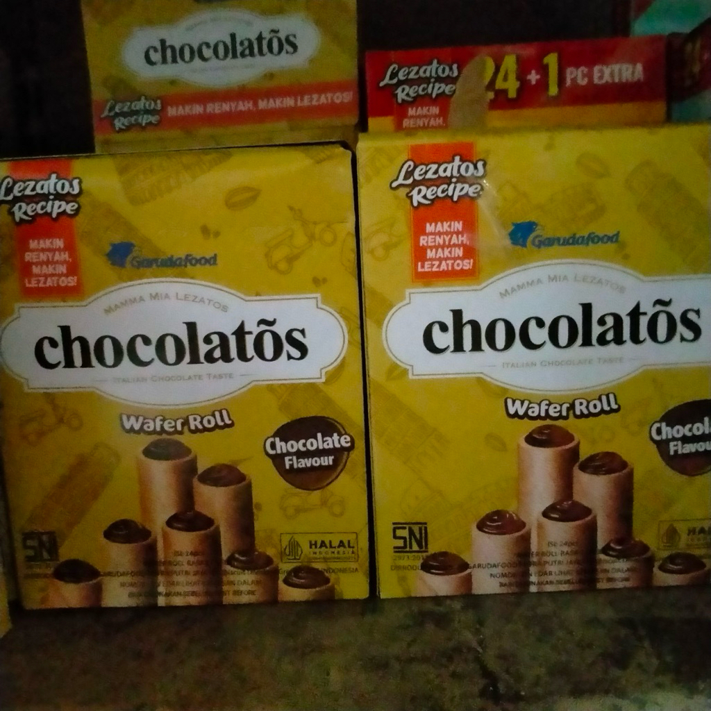 

Chocolatos Wafer Roll long box 24 pcs ( 9gr )