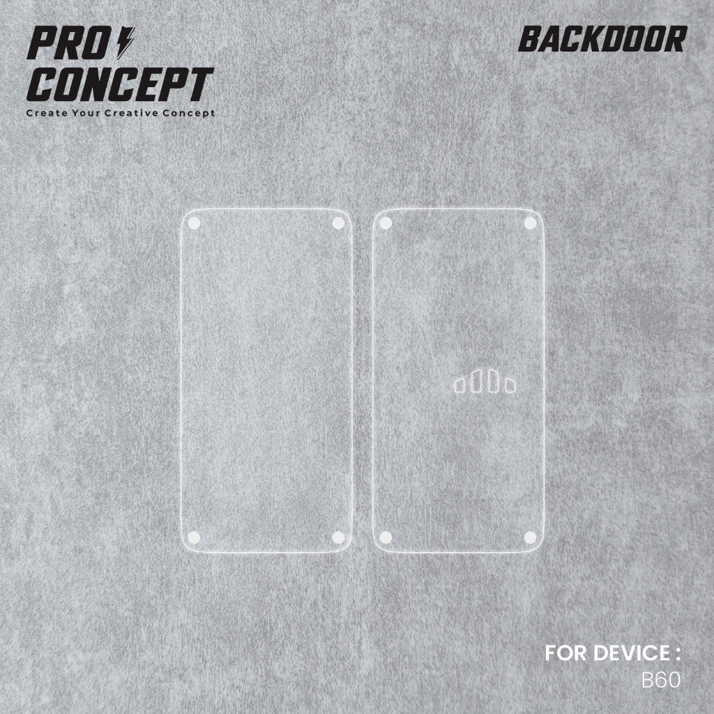 

#5 PROCONCEPT ACrylic Clear BSeries~ 60