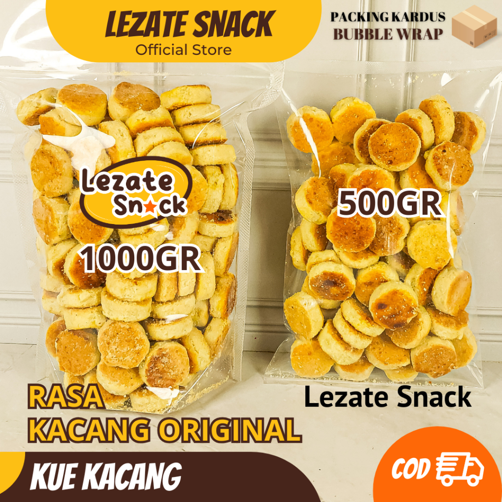 

Kue Kacang 1KG Renyah Enak Kiloan Murah / Roti Kacang / Roti Kering /Kue Kering Lebaran / Kue Kacang Mak Enak Lezate