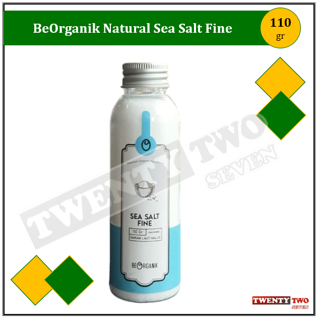 

[6 X]BeOrganik Natural Sea Salt Fine Slim 110 gr
