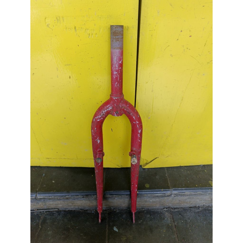 fork sepeda mtb 24 jadul antiq merk chien shin taiwan nos
