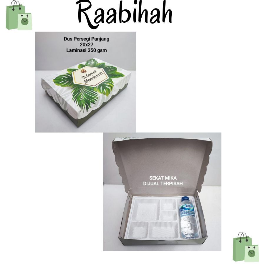 

Dus Nasi Premium Motif Rustic Green 20x27 Cm Isi 50 Pcs Kotak Besek Persegi Panjang Untuk Catering Dan Hajatan