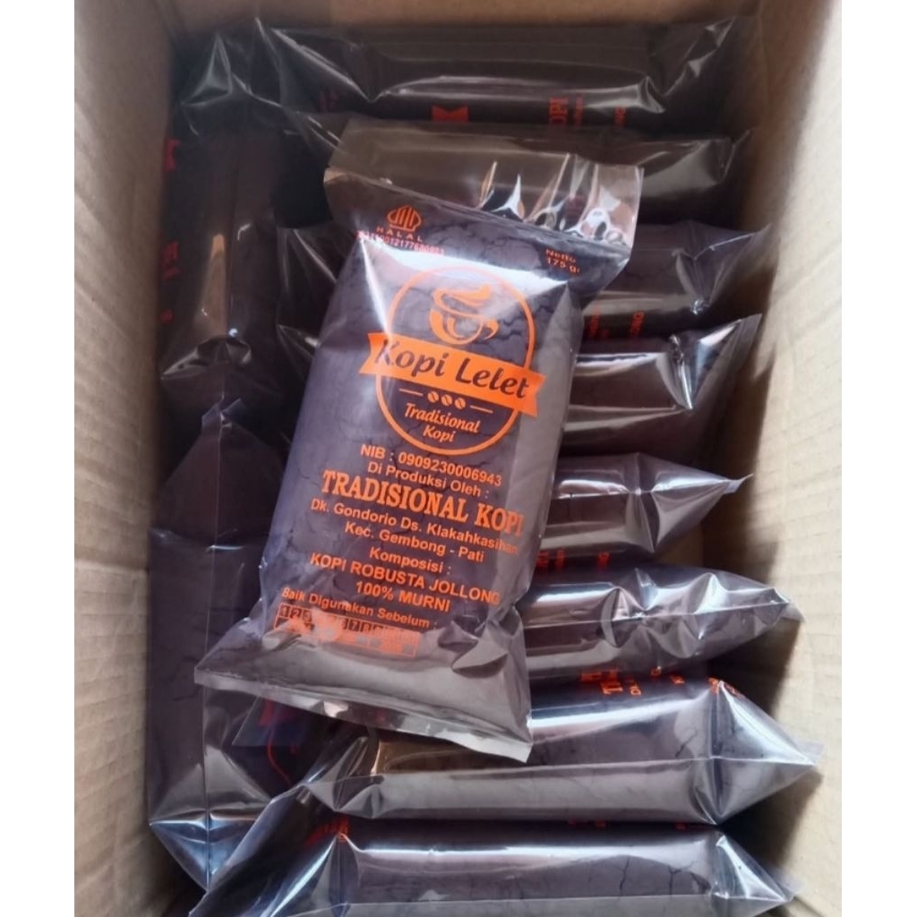 

kopi robusta asli lelet jollong kemasan 175grm