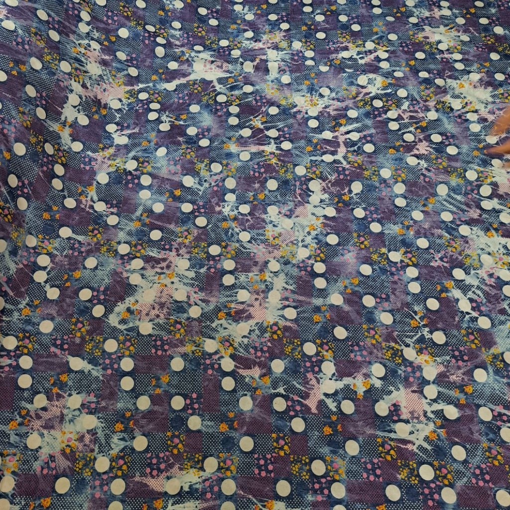 kain katun motif//kain katun denim motif//kain katun denim premium//kain katun Bangkok eksklusif