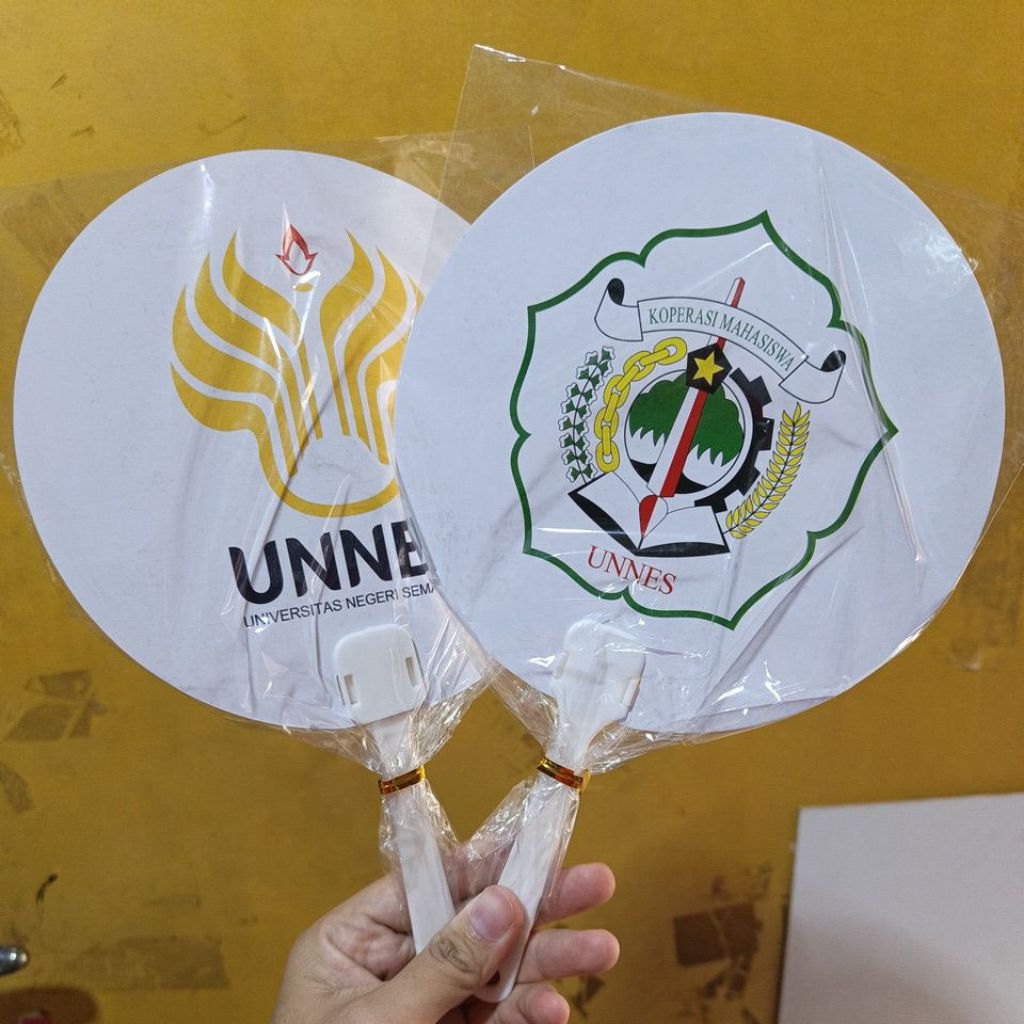 SOUVENIR KIPAS SHABBY / KIPAS TANGAN / KIPAS GAGANG CUSTOM NAMA KEMAS PLASTIK