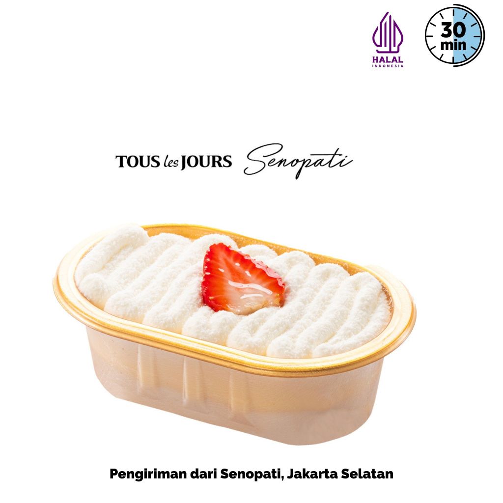 

TOUS les JOURS - Petit Strawberry Mascarpone Tiramisu Cake