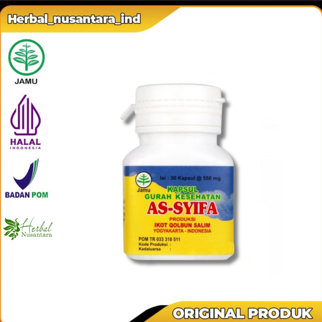 KAPSUL GURAH KESEHATAN 30 KPSL - ASY SYIFA